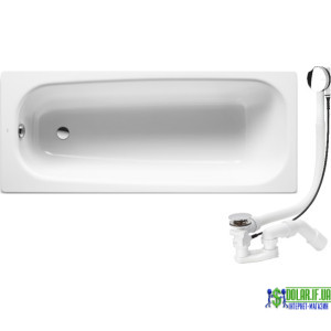 Ванна Roca Continental без ніжок (A21291100R)+сифон Simplex для ванни автомат (285357)