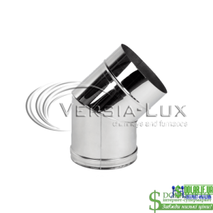 Коліно одностінне Versia Lux 45, 0,8мм Д220