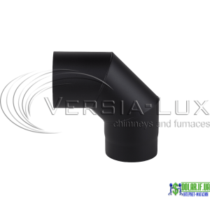 Коліно 90 із чорного металу Д160 Versia-Lux