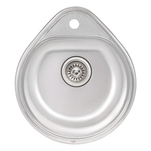Кухонна мийка Qtap 4450 Micro Decor 0,8 мм