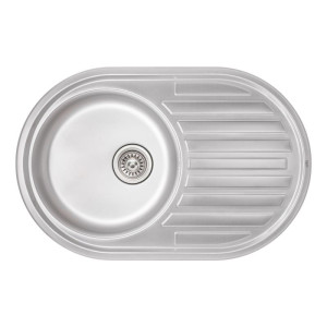 Кухонна мийка Qtap 7750 Micro Decor 0,8 мм