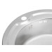 Кухонна мийка Lidz 510-D 0,8 мм Satin